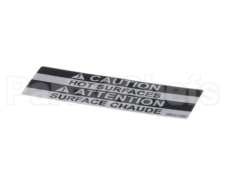 2802120 Lincoln Label Caution Hot