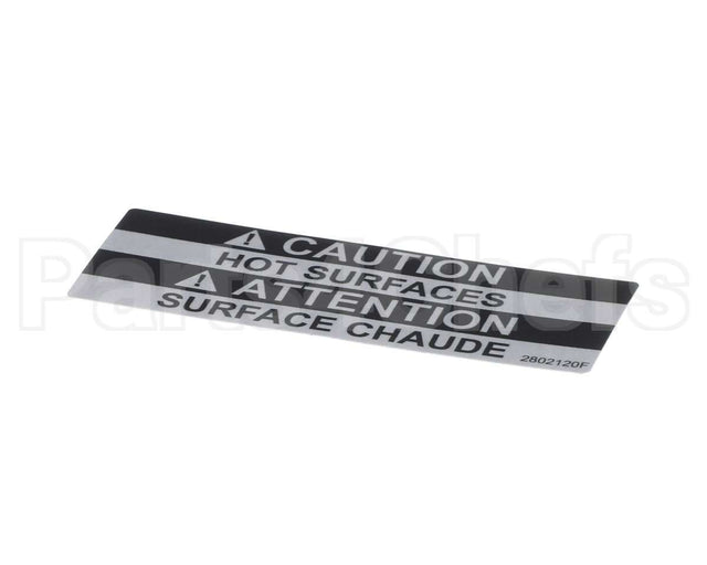 2802120 Lincoln Label Caution Hot
