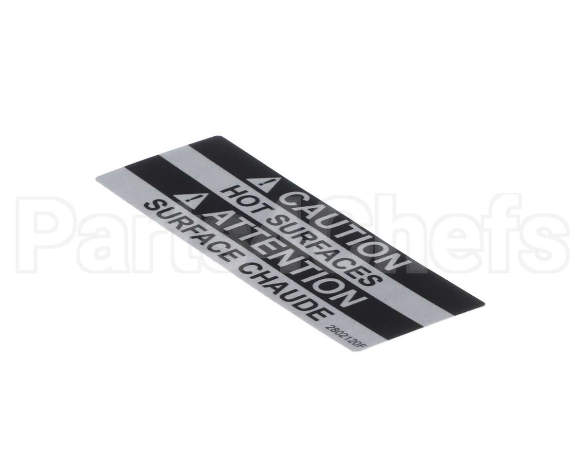 2802120 Lincoln Label Caution Hot