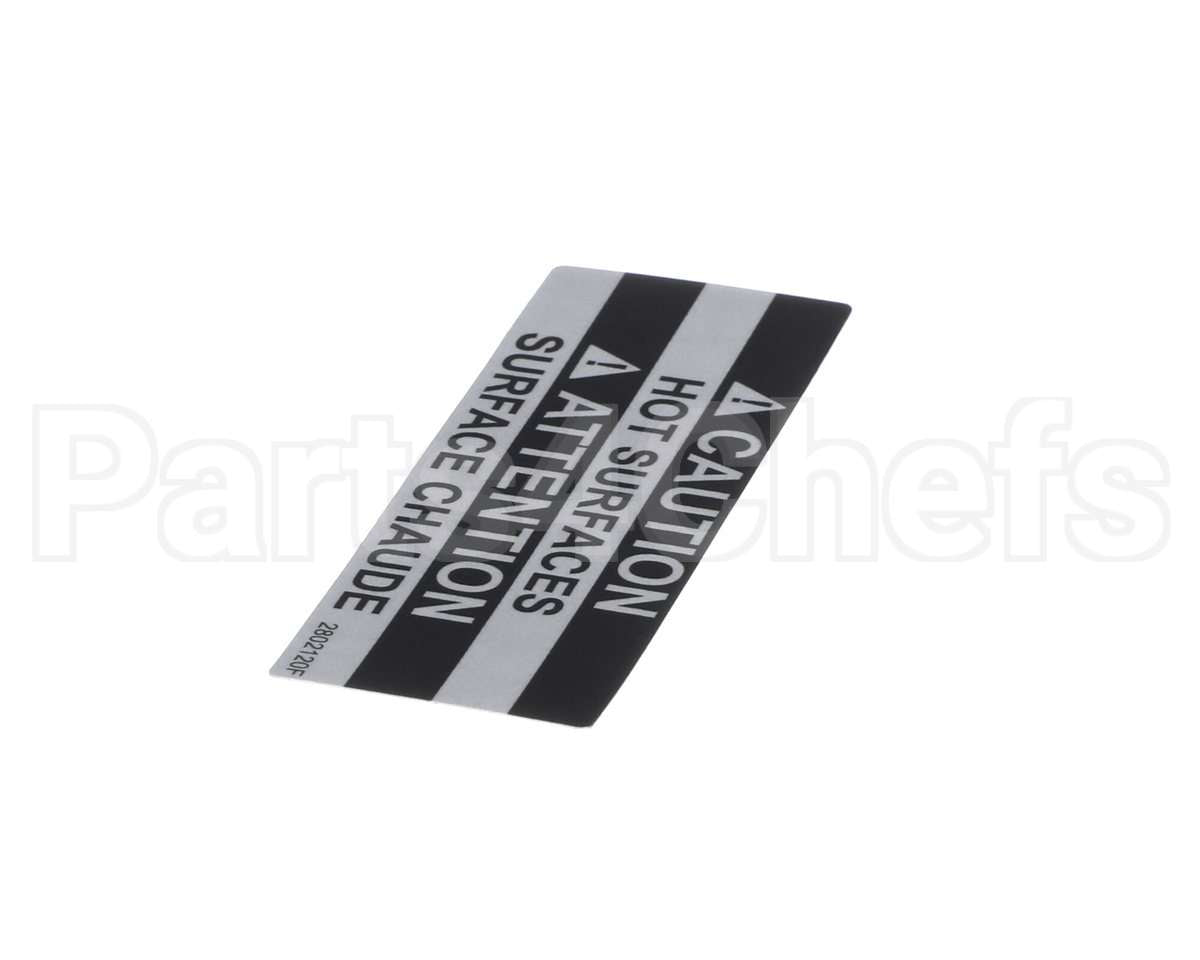 2802120 Lincoln Label Caution Hot