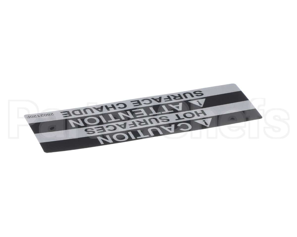 2802120 Lincoln Label Caution Hot