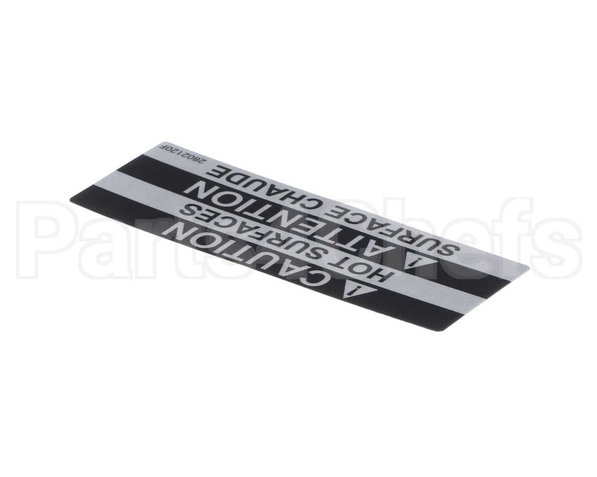 2802120 Lincoln Label Caution Hot
