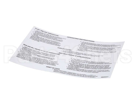 2802543 Lincoln Label Oper 2''Gas