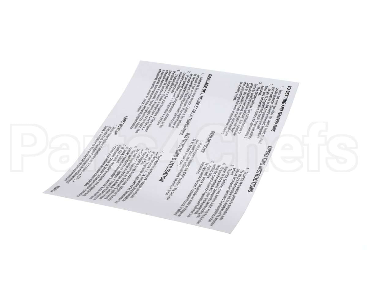 2802543 Lincoln Label Oper 2''Gas