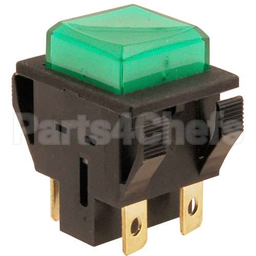 28296-0000 Compatible Bunn Switch, Dispenser, Green, Dpst