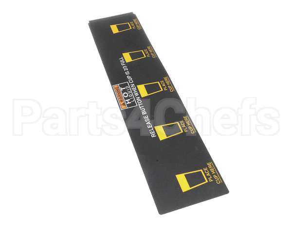 28328.0009 Bunn Decal, Cup Placement Fmd-5
