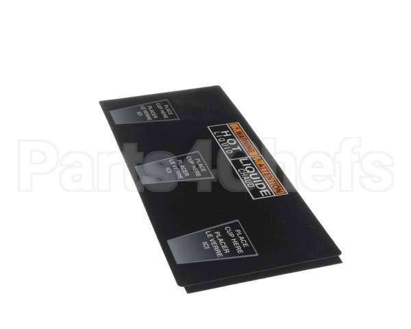 28328.7013 Bunn Decal,Cup Placement Imix-3 Pc Eng/Fre