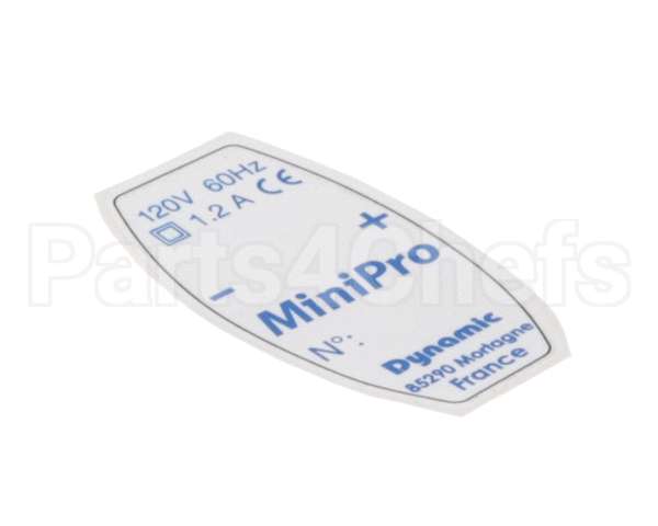 2853.1 Dynamic Mixer Identif. Label Minipro (115 V)