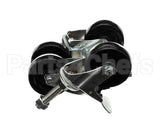 2878.S Hardt Casters (4) Adjustable, Set Of 4 (2 W/Br