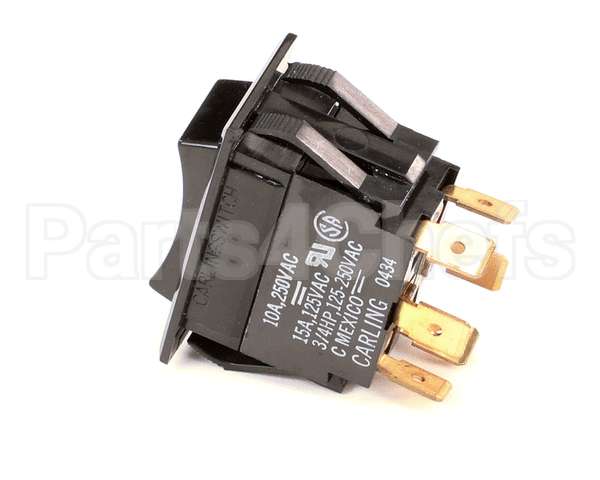 29107.0000 Bunn Switch,On/Off/On Dpdt 250V Blk