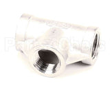 292-1002 American Dish Service Tee, 1/2 Fpt X 1/2 Fpt X 1/2