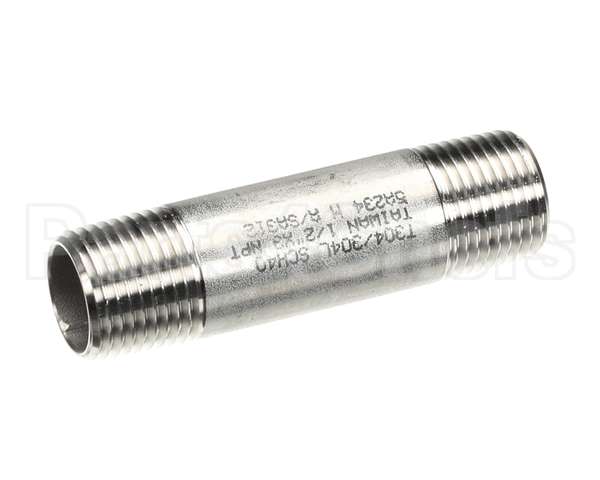 292-3010 American Dish Service Nipple, 1/2 X 3 Ss