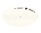 293300 Low Temp Industries Label On/Off/Max Clear