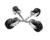 2954.SET4 Hardt Caster Swivel 4 Adj.c/Set Blaz