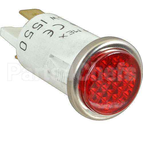 2986 Compatible Groen Light, Indicator (1/2", Red, Ff)