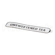 29989.0001 Compatible Bunn Decal, Unsweetened Tea