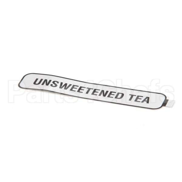 29989.0001 Compatible Bunn Decal, Unsweetened Tea