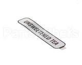 29989.0001 Bunn Decal, Unsweetened Tea