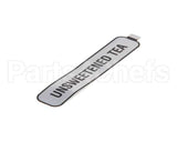 29989.0001 Bunn Decal, Unsweetened Tea