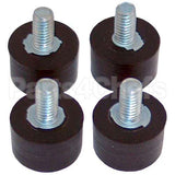 2A40564 Compatible Star Foot Rubber 5/16-18X5/8 M