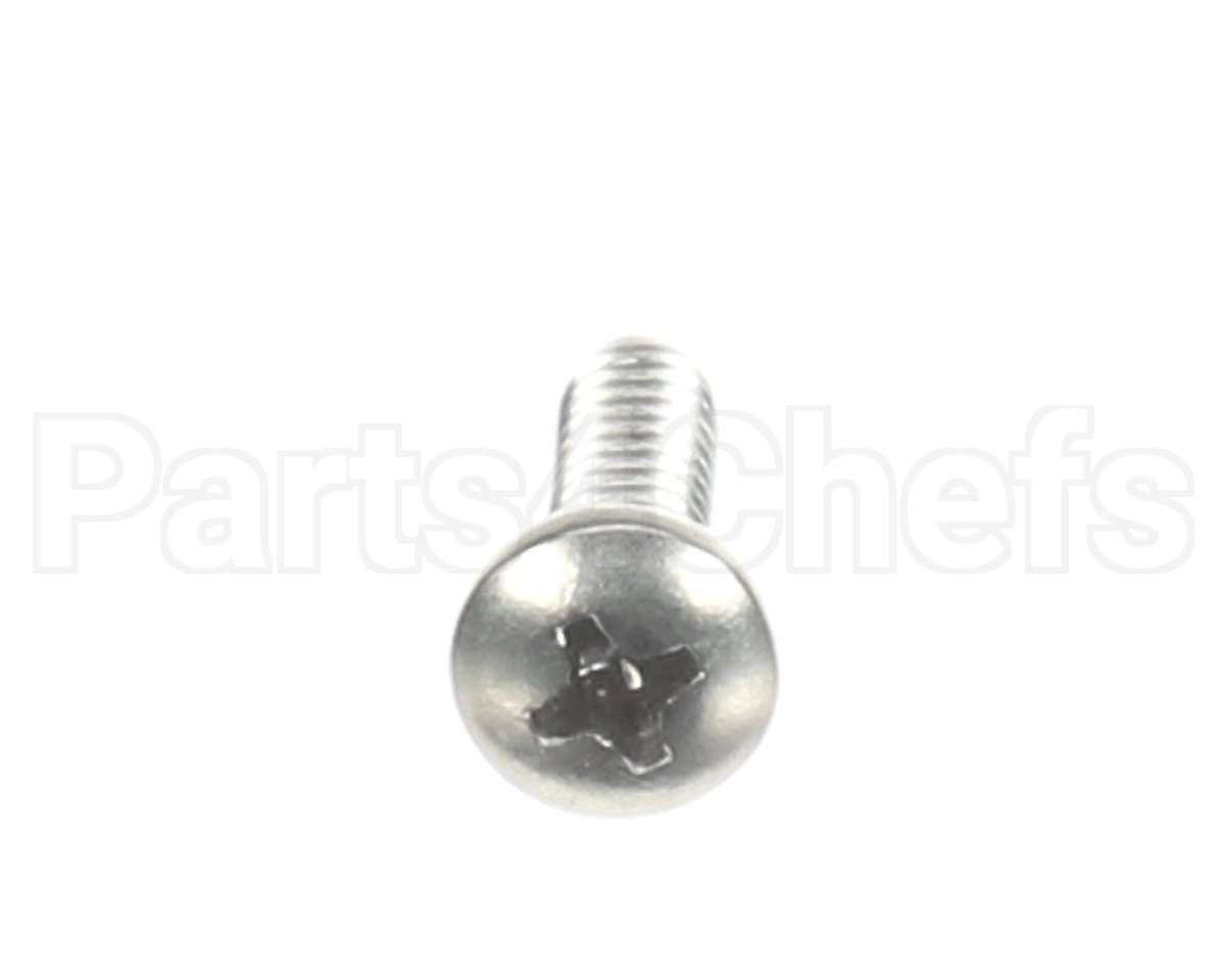 2C-Q2041A Bakers Pride Screw, 1/4-20 X 1/2 ,Rnd Hd,Zi