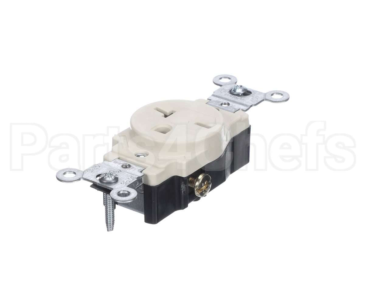 2E-1607200 Apw Wyott Receptical, Single 6-20R, 250V 20A