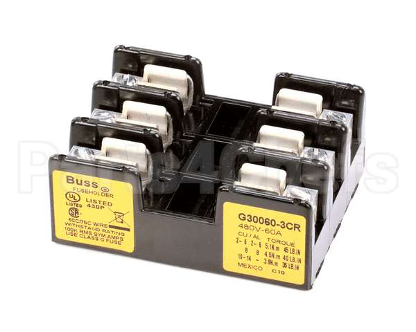 2E-30901-15 Lang Fuse Block 3 Pole 60 Amp