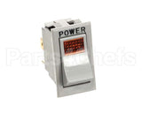 2E-35127 Star Switch Rkr, Plstc, Amber Lt