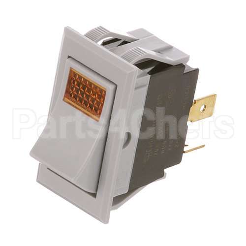 2E35127 Compatible Star Lighted Rocker Switch 7/8 X 1-1/2 Dpst