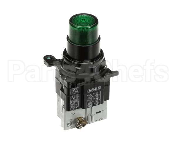 2EP01-25A0015 Cleveland Green Illuminated Push Button,