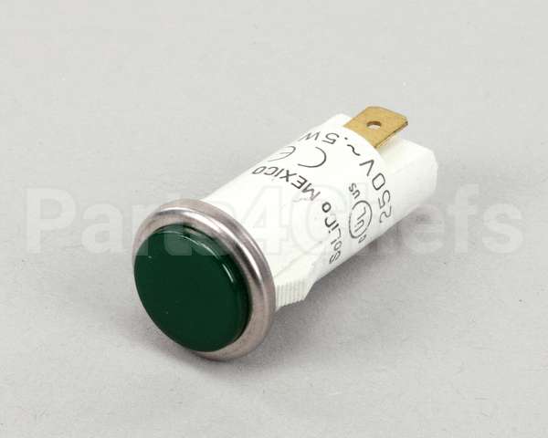 2J-35697 Wells Pilot Lt Green 250V 1/3W