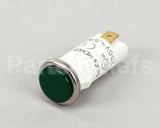 2J-35697 Wells Pilot Lt Green 250V 1/3W