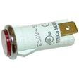 2J-Y6690 Compatible Star Signal Light 1/2" Red 250V