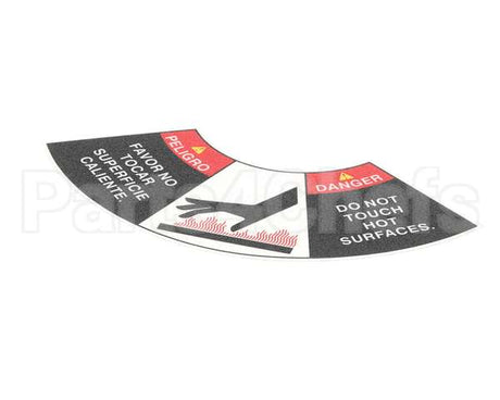 2M-12-WB-0053 Star Label Caution Hot