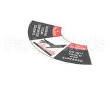 2M-12-WB-0053 Star Label Caution Hot