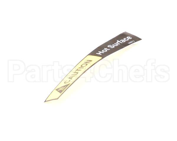 2M-300872 Wells Label Caution Hot Surface