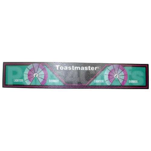 2M-39414 Compatible Toastmaster - Middleby Marshall Nameplate