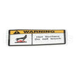 2M-43813103 Compatible Apw Label, Warning Hot Surface (En