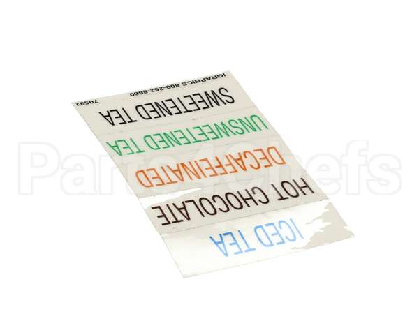 2M-70592 Bloomfield Label Designation (Set)