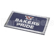 2M-8808902 Bakers Pride Nameplate-Bakers Pride De Ck Ovens