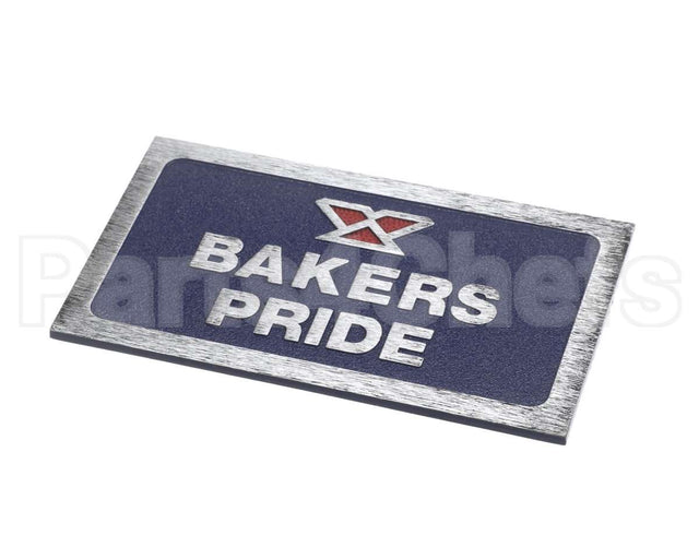 2M-8808902 Bakers Pride Nameplate-Bakers Pride De Ck Ovens