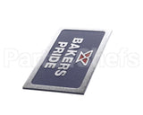 2M-8808902 Bakers Pride Nameplate-Bakers Pride De Ck Ovens