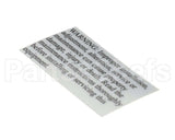 2M-Z1280 Star Label-Warning