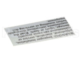 2M-Z1280 Star Label-Warning