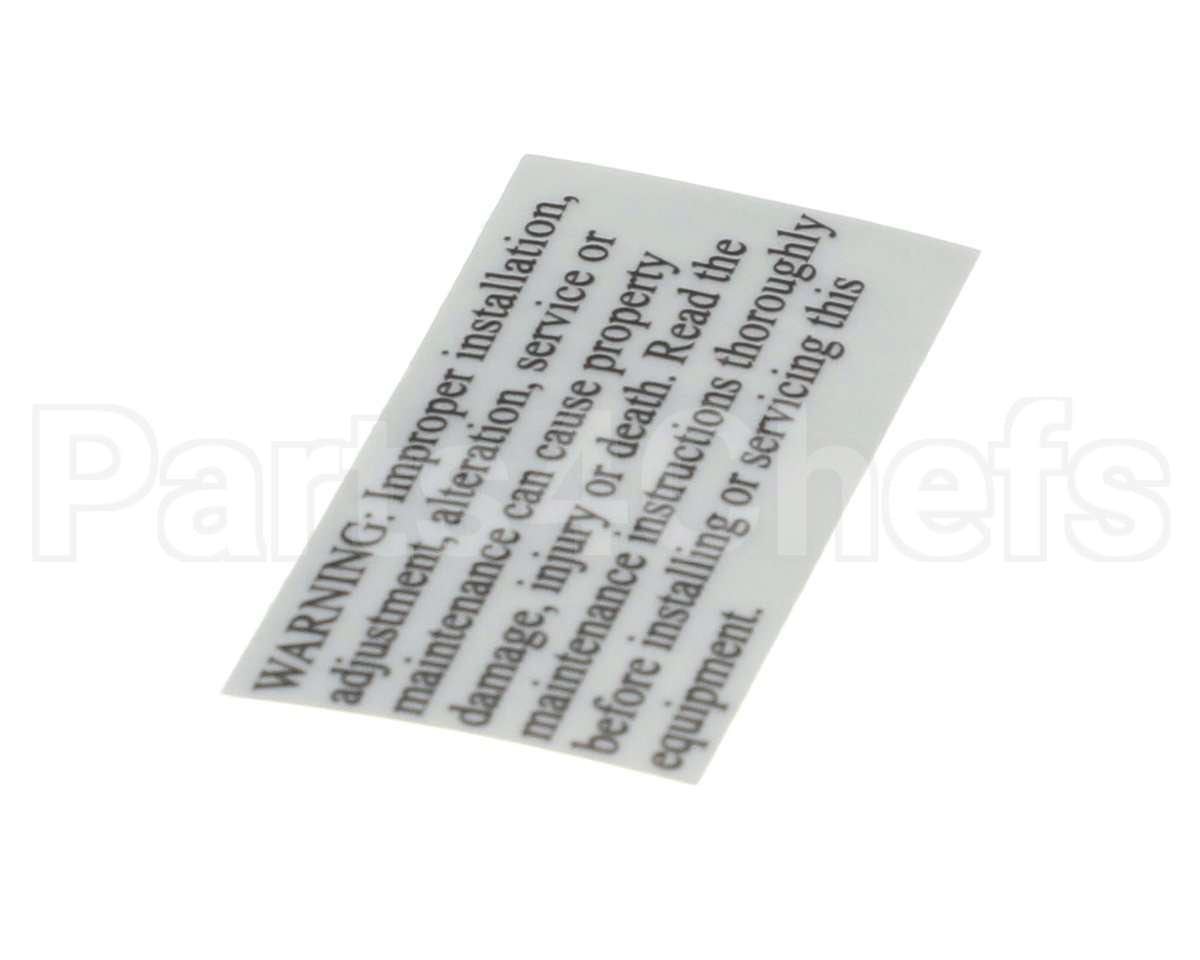2M-Z1280 Star Label-Warning