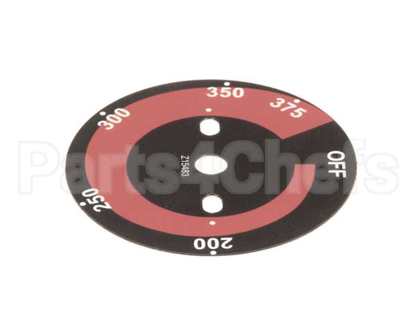2M-Z15483 Star Label, Knob Elec. Fryer