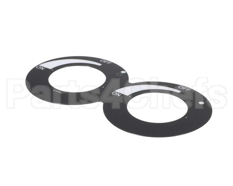 2M-Z15956 Star Label, Dial Dual Hotplate