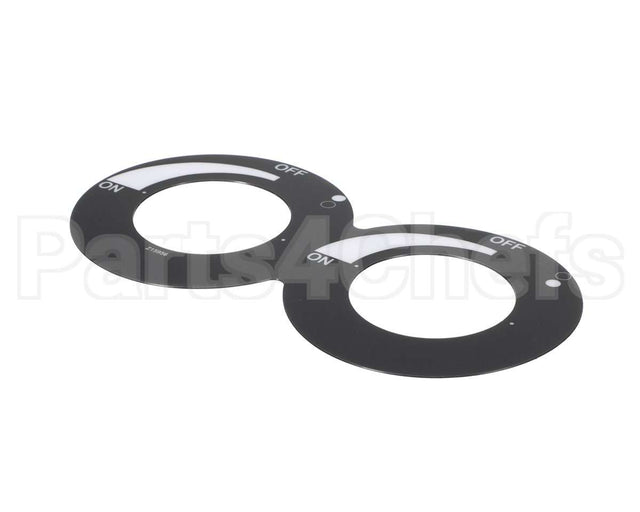 2M-Z15956 Star Label, Dial Dual Hotplate