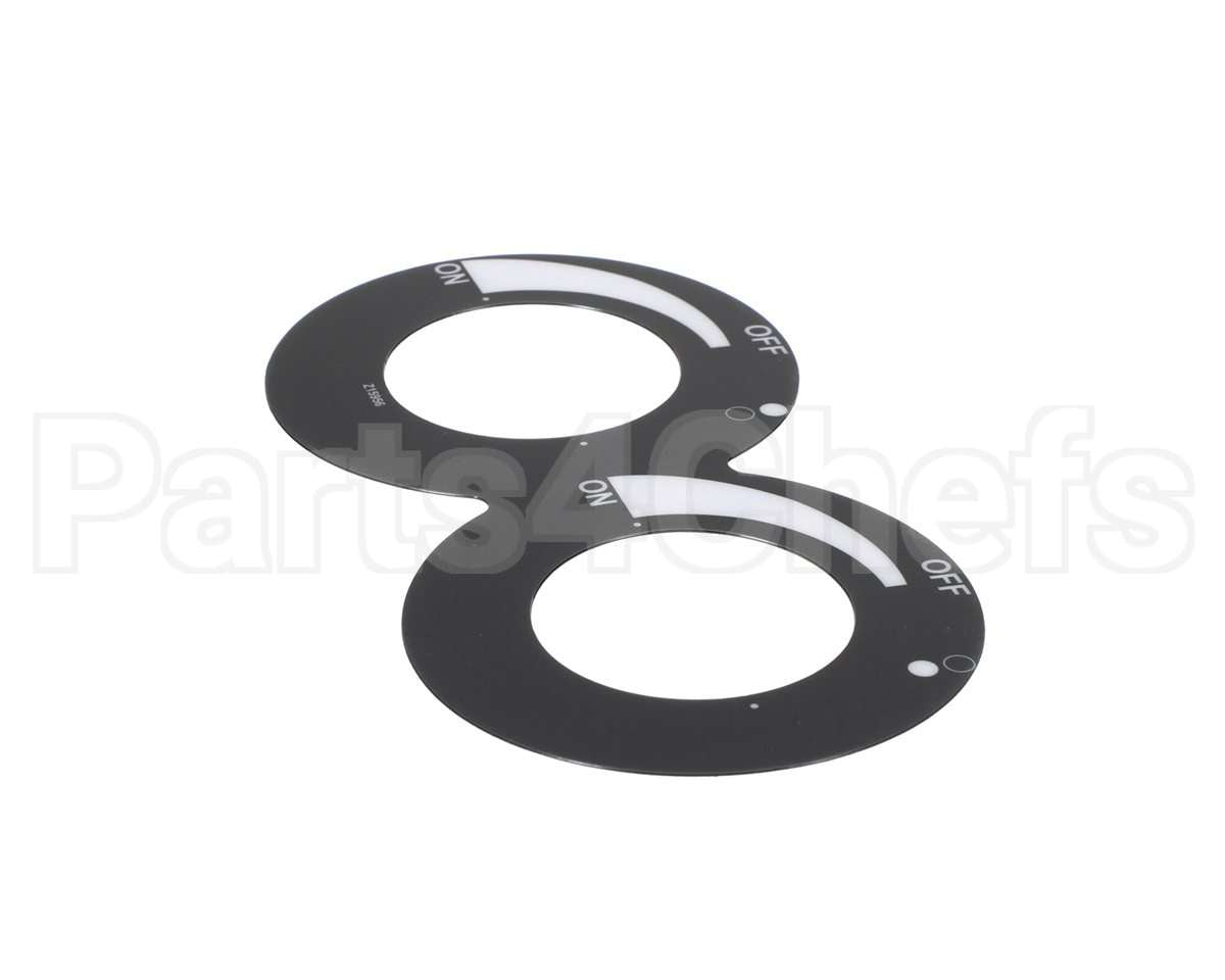 2M-Z15956 Star Label, Dial Dual Hotplate