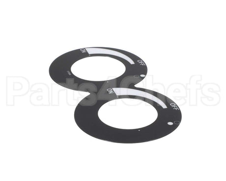 2M-Z15956 Star Label, Dial Dual Hotplate